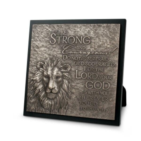Lighthouse Christian Products 0 Plaque-Moments Of Faith - Lion Sculpture - No. 11710 79604